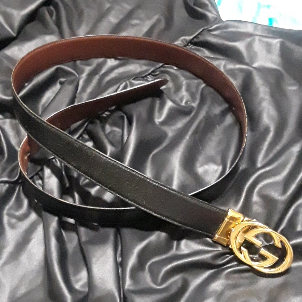 Women's belt / reversible - Picture 2 of 2